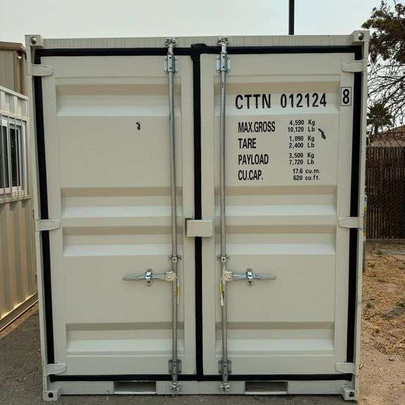 2025 12ft Office Shipping Container w/ Man Door, End Door, Window (New/Unused)