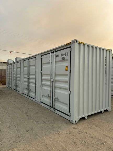 2025 40ft. High Cube Shipping Container w/ 1 End Door & 4 Side Doors (Est. Retail Value ($12,000) (One Trip)