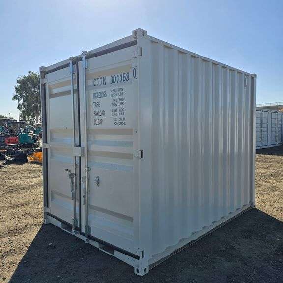 10' Shipping Container w/ End Door (New/Unused)