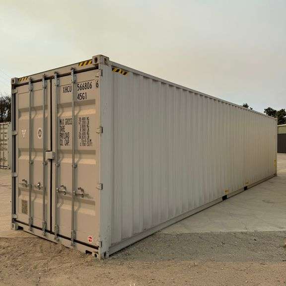 40' High Cube Shipping Container w/ 1 End Door