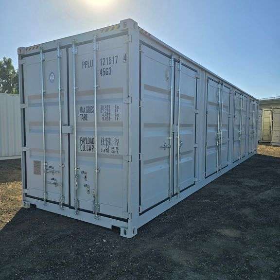 2025 40ft. High Cube Shipping Container w/ 1 End Door & 4 Side Doors (Est. Retail Value ($12,000) (One Trip)