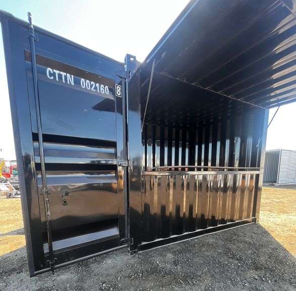 2025 10ft Concession Style Container w/ Service Area, End Door, Window (New/Unused)