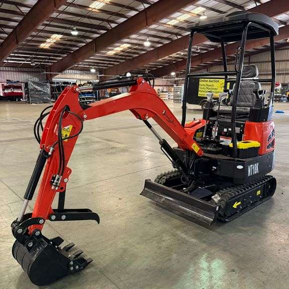 2025 NT18K W/ Kubota Diesel Mini-Excavator W/Pilot Controls & Swing Boom (New/Unused)