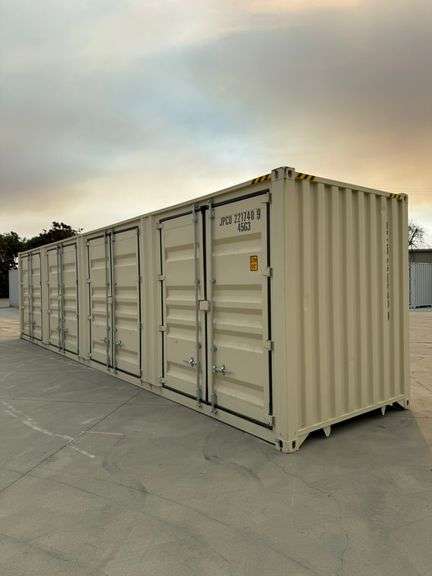 2025 40ft. High Cube Shipping Container w/ 1 End Door & 4 Side Doors (Est. Retail Value ($12,000) (One Trip)