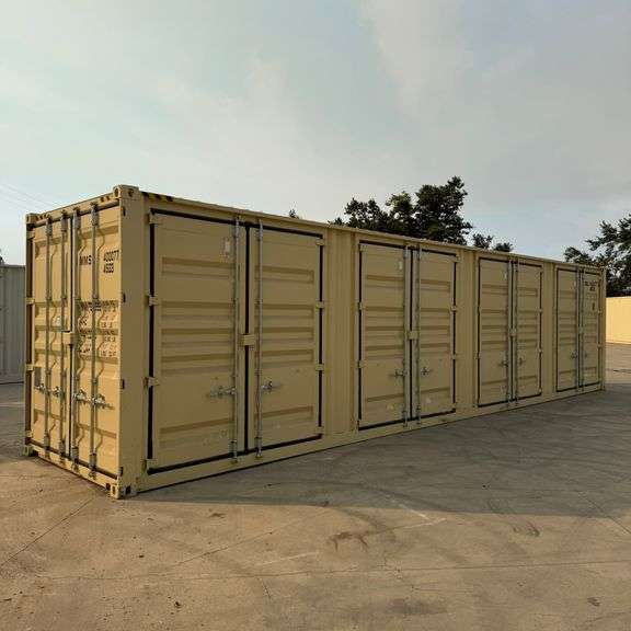 2025 40ft. High Cube Shipping Container w/ 1 End Door & 4 Side Doors (Est. Retail Value ($12,000) (One Trip)