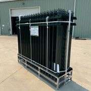 (22) 8’ x 6’ Steel Fence Panels w/ 23 Posts (New/Unused) Green