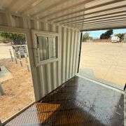 2025 12ft Office Shipping Container w/ Man Door, End Door, Window (New/Unused)