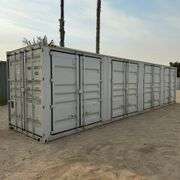2025 40ft. High Cube Mouse Proof Container w/ 1 End Door & 4 Side Doors (Est. Retail Value ($12,000)