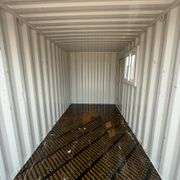 2025 12ft Office Shipping Container w/ Man Door, End Door, Window (New/Unused)