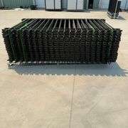 (30) 10’ x 7’ Iron Fence Panels w/ 29 Posts (New/Unused)