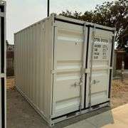 2025 12ft Office Shipping Container w/ Man Door, End Door, Window (New/Unused)