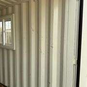2025 12ft Office Shipping Container w/ Man Door, End Door, Window (New/Unused)