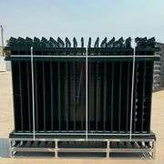 (22) 8’ x 6’ Steel Fence Panels w/ 23 Posts (New/Unused) Green
