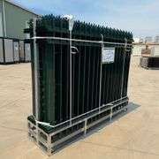 (22) 8’ x 6’ Steel Fence Panels w/ 23 Posts (New/Unused) Green