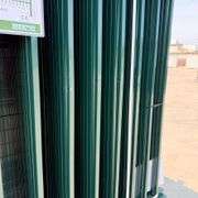 (22) 8’ x 6’ Steel Fence Panels w/ 23 Posts (New/Unused) Green