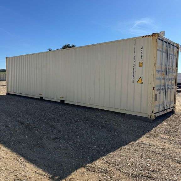 40' High Cube Shipping Container w/ 1 End Door (One Trip)