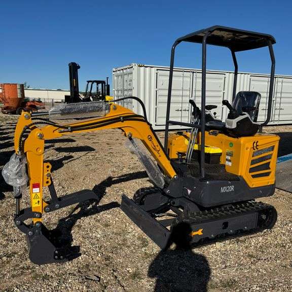 2025 AGT MX20R Mini-Excavator W/23hp Engine, Pilot Controls & Hydraulic Cooling (New/Unused)