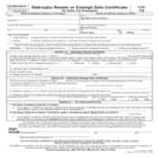 Thumbnail image of Tax Exempt Form 13