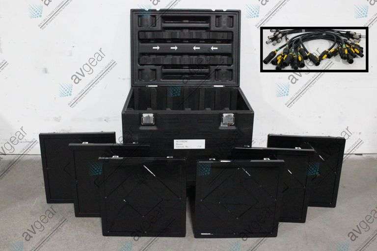 (6) Absen PL2.5 [Corner] Pro V10 2.5mm Indoor 500x500 Panels w/ Cables