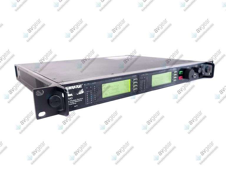 Shure UR4D H4 Wireless Receiver (518-578 MHz) w/ (2) Antennas