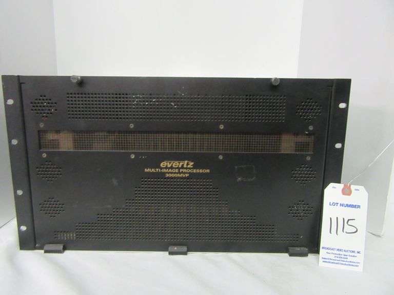 Evertz 3000MVP Frame Only No Modules - Joseph Finn Co., Inc.
