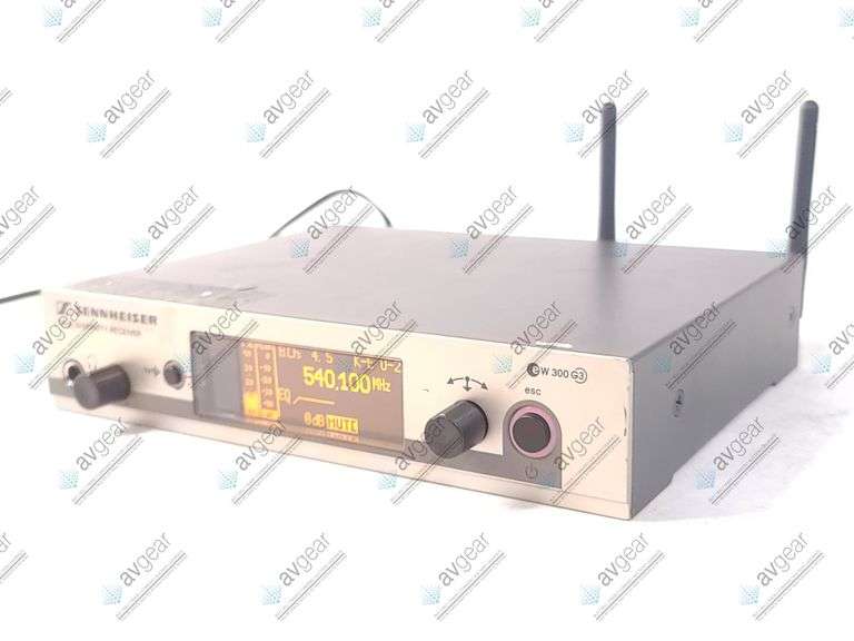 Sennheiser EM 300 (A: 516-558 MHz) Wireless True Diversity Receiver w/ (2) Antennas