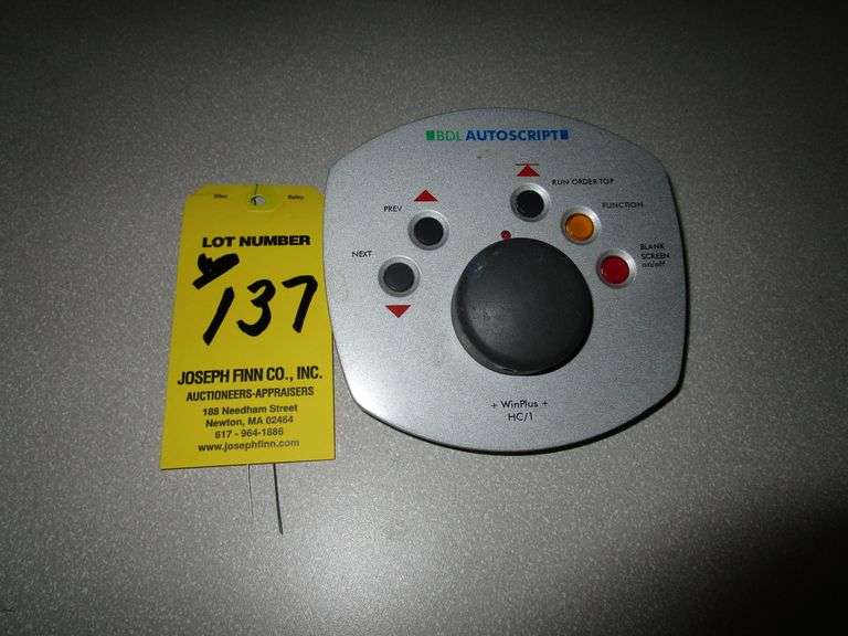 (1) Autoscript XU4130 Teleprompter USD Interface in Core Behind Rack 25 ...