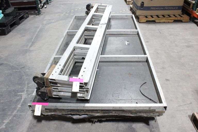 (2) 4' x 8' Stage Platform + Collapsible 4' x 8' Stage Dolly - Joseph ...