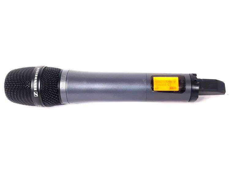 Sennheiser SKM 100 G3 Supercardioid Handheld Microphone (566-608 MHz) w/ E835 Capsule in Soft Pouch