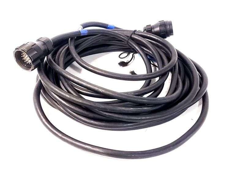 50' 600V Audio Cable - 19-Pin Socapex Male to 19-Pin Socapex Female