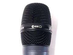 Sennheiser SKM 100 G3 Supercardioid Handheld Microphone (566-608 MHz) w/ E835 Capsule in Soft Pouch