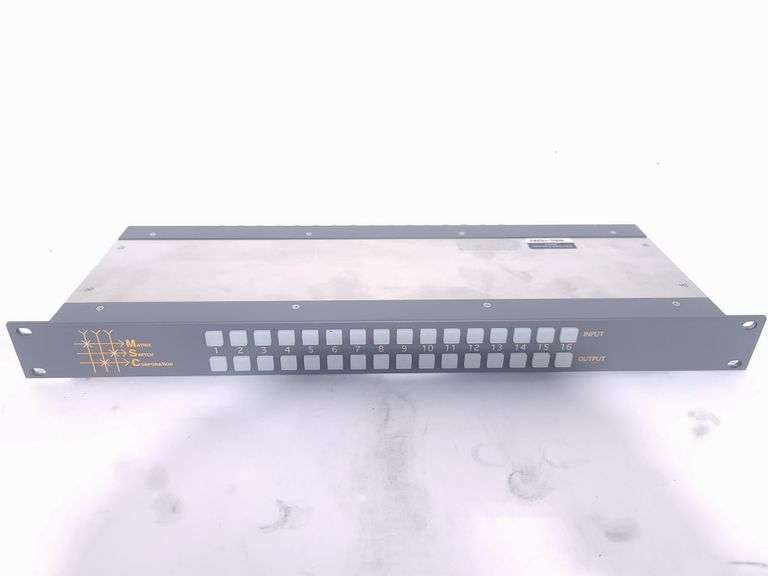 MSC MSC-10282 HD SDI 16x16 Switcher