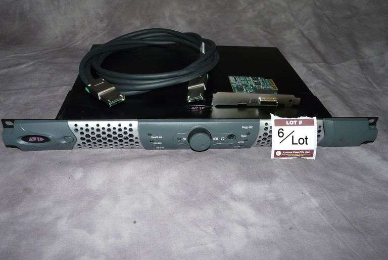 Avid 7020-20059-XX Mojo DX HD I/O Interace with Rack Mount; One Stop Systems MAX Express PCIe CPU Ca