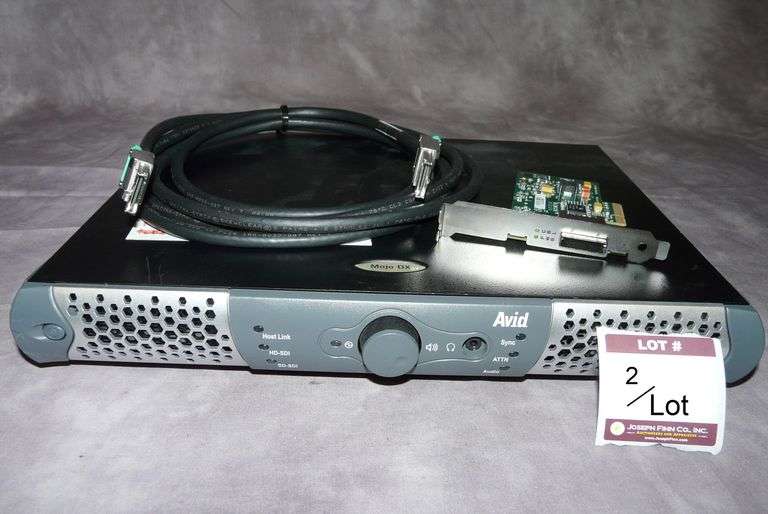 Avid 7020-20059-XX Mojo DX HD I/O Desktop Interace; One Stop Systems MAX Express PCIe CPU Card and I
