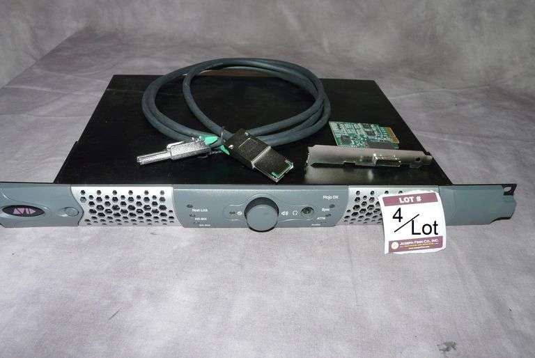 Avid 7020-20059-XX Mojo DX HD I/O Interace with Rack Mount; One Stop Systems MAX Express PCIe CPU Ca