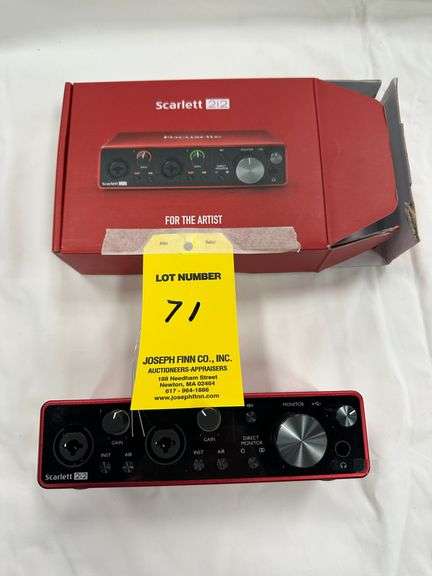 Focusrite Scarlett 2i2 3rd Gen USB Audio Interface - In Open Box ...