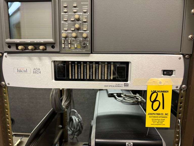 Lucid ADA 8824, 24 Bit, I/O, Adat Optical Interface - Joseph Finn Co., Inc.
