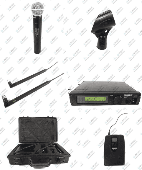 Shure ULXP4 Wireless Receiver Kit (G3: 470-506MHz) w/ Accessories in Pelican 1490 Case