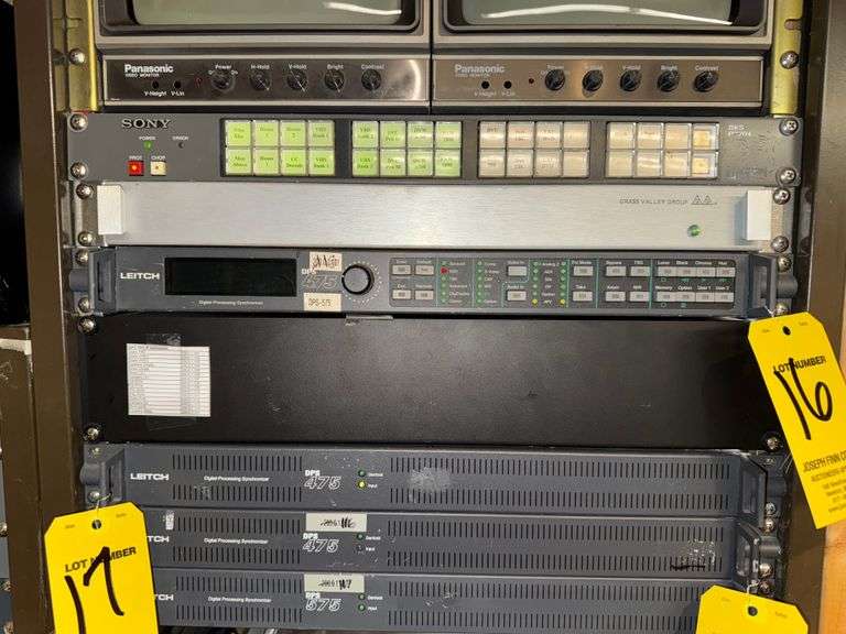 Leitch DPS-475 Digital Processing Synchronizer w/ Audio Option, Remote Panel. IP Address 192.168.200