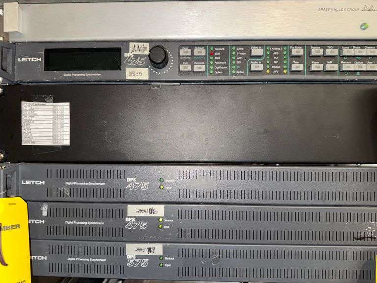 Leitch DPS-475 Digital Processing Synchronizer w/ Audio Option. IP Address 192.168.200.17