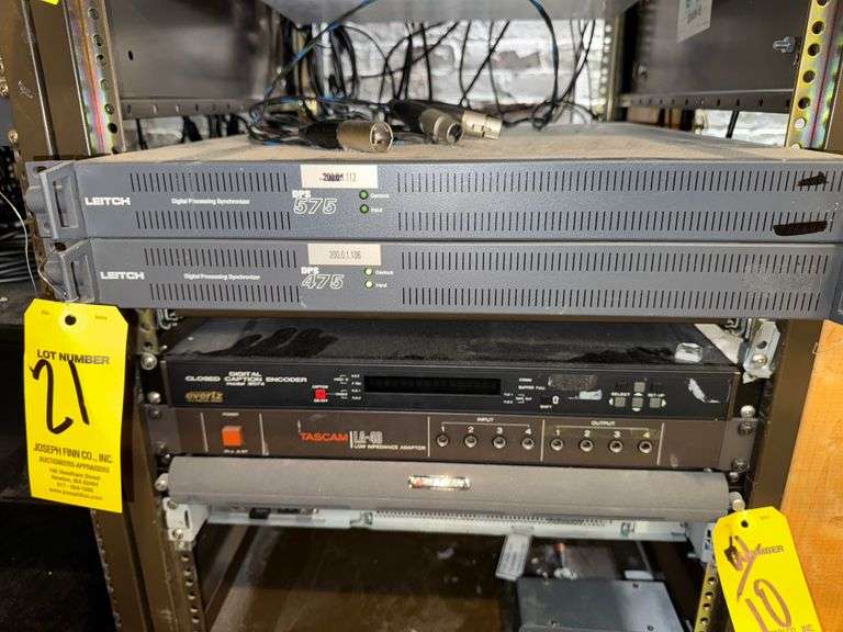 Leitch DPS-475 Digital Processing Synchronizer w/ Audio Option. IP Address 192.168.200.21. Noisy Fan