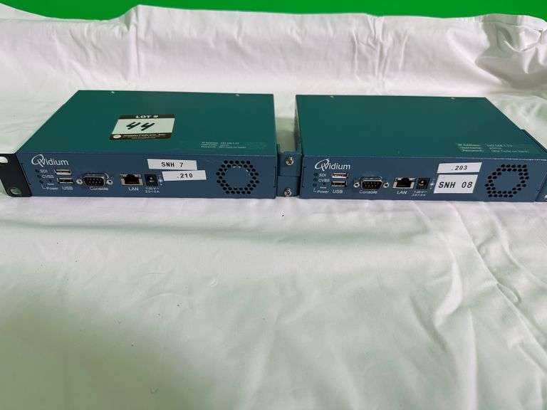 Quidium Box LOT (2) Qvidium QVEnc Encoders (No Power Supply) - Joseph Finn Co., Inc.