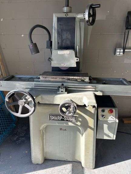 Sharp SG618 Surface Grinder s/n 1004, Hand Feed, Kanetsu 618 Perm Magnetic Chuck