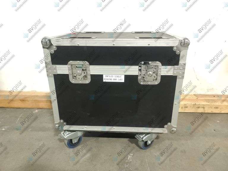 (4) INFiLED Single Rigging Bars in Wheeled Road Case - Joseph Finn Co ...