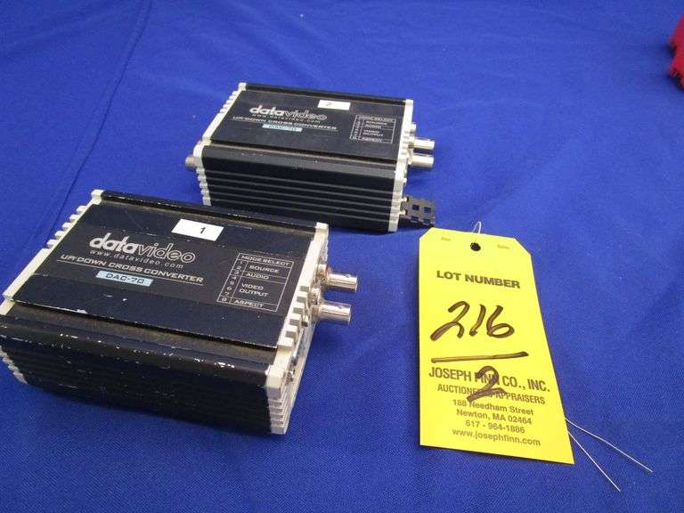 LOT (2) Blackmagic Design Video Up/Down Cross Converters - Joseph Finn ...