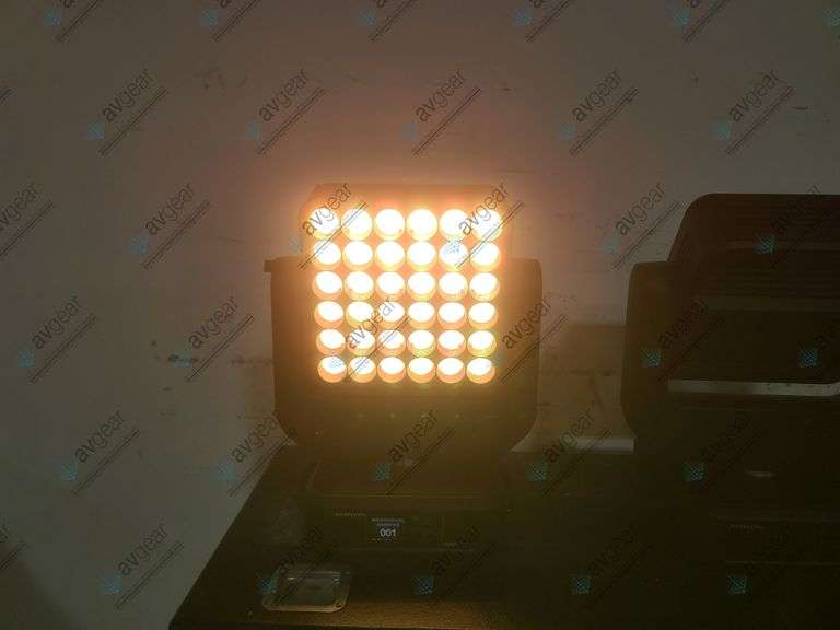 (2) Artyon MagicPanel 602 Modular LED Moving Head Light w/ (4) C-Clamps in Wheel Road Case