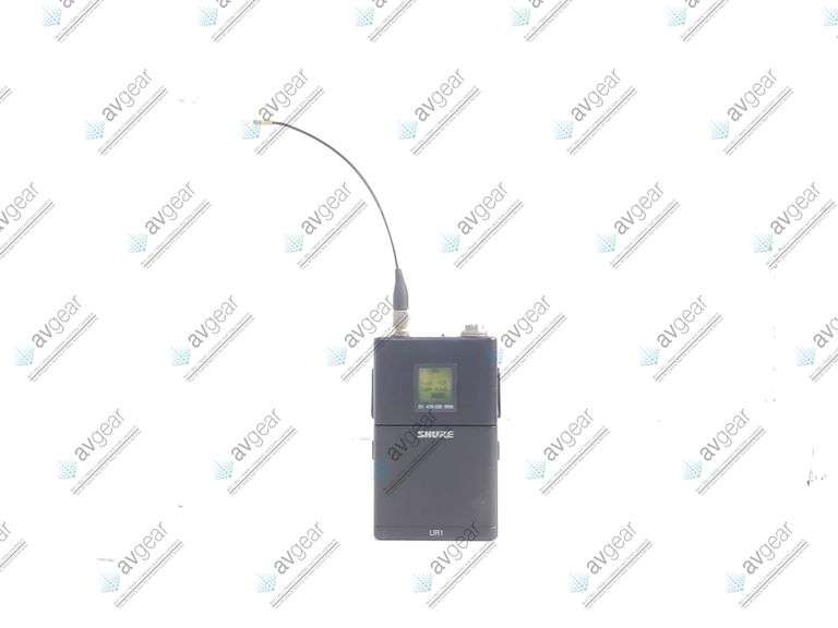 Shure UR1-G1 Bodypack Transmitter and Threaded TA4F Connector ( 470-530 MHz)
