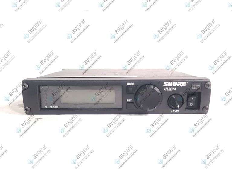 Shure ULXP4 Professional Diversity Receiver (554-590MHz) w/ ULX BodyPack System and Beta 58A Microph
