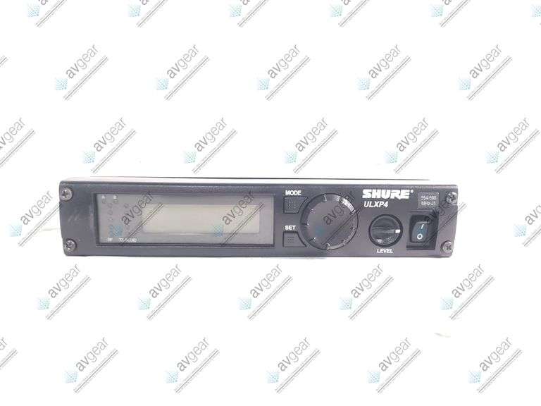 Shure ULXP4 Professional Diversity Receiver (554-590MHz) w/ ULX BodyPack System and Beta 58A Microph