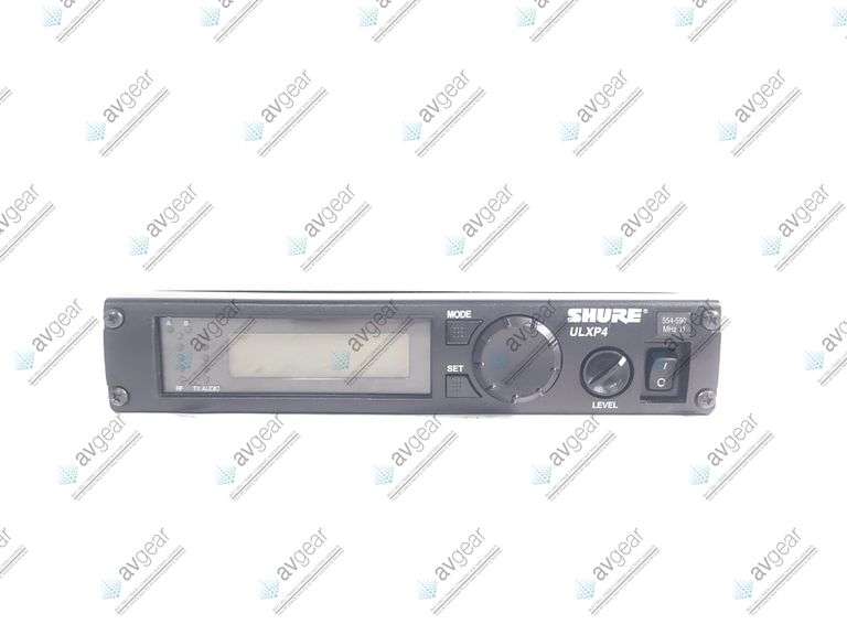 Shure ULXP4 Professional Diversity Receiver (554-590MHz) w/ ULX BodyPack System and Beta 58A Microph